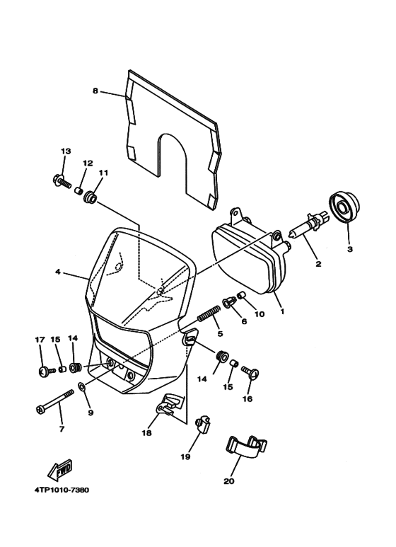 Headlight assy
