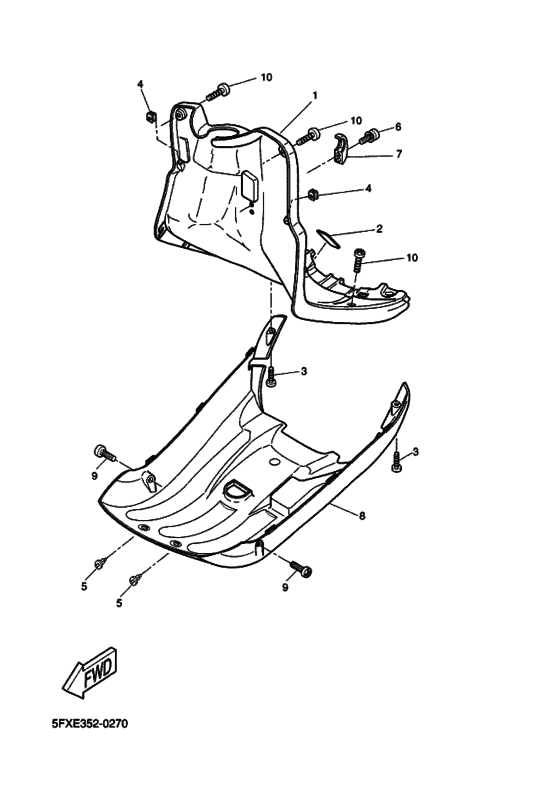 CW50RS Щиток облицовочный