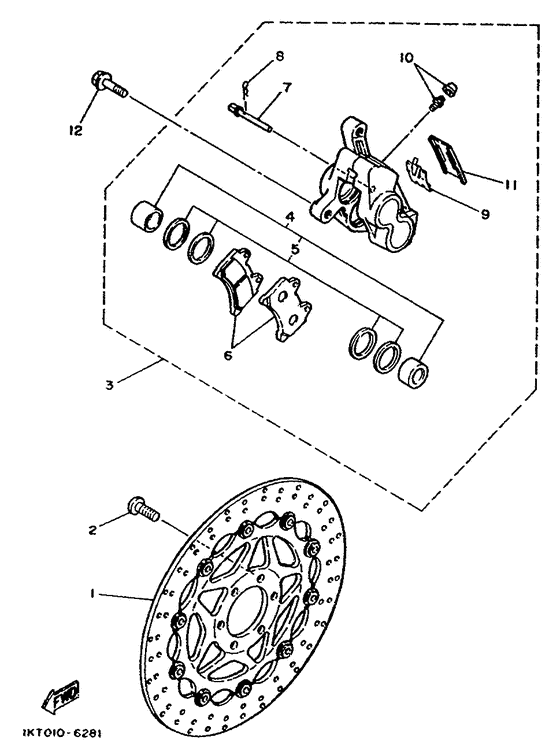 Vorderradbremssattel