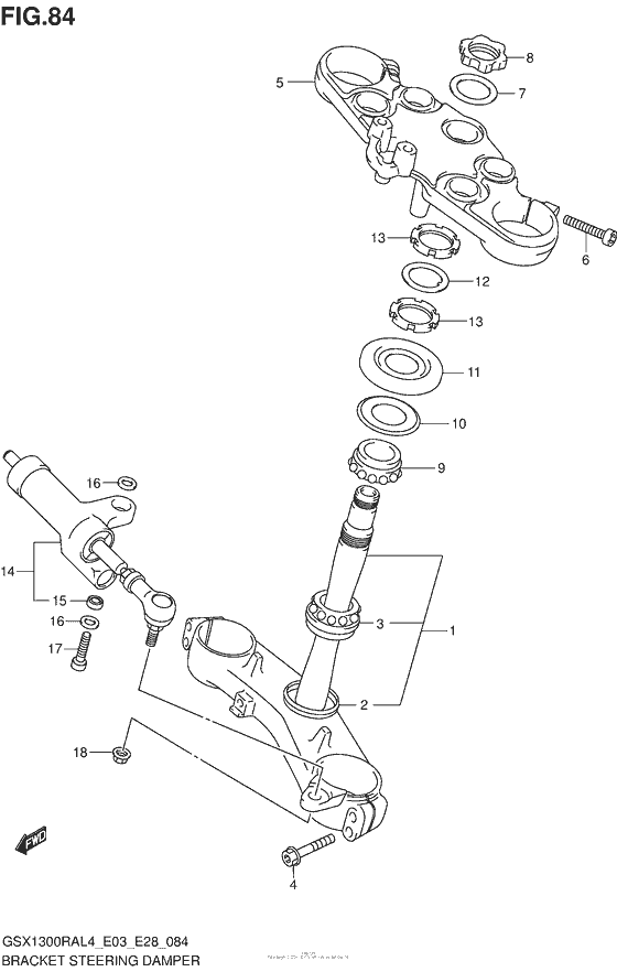 Bracket Steering Damper