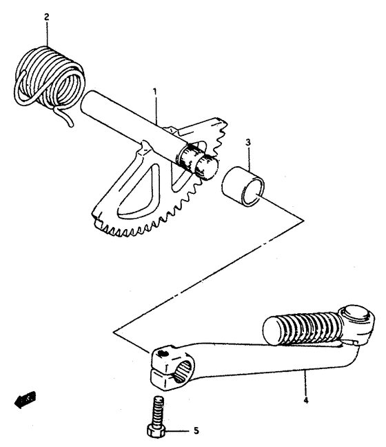 AP50 Ножной стартер
