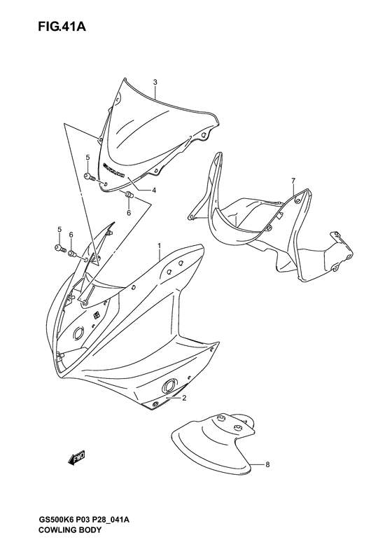 Cowling body