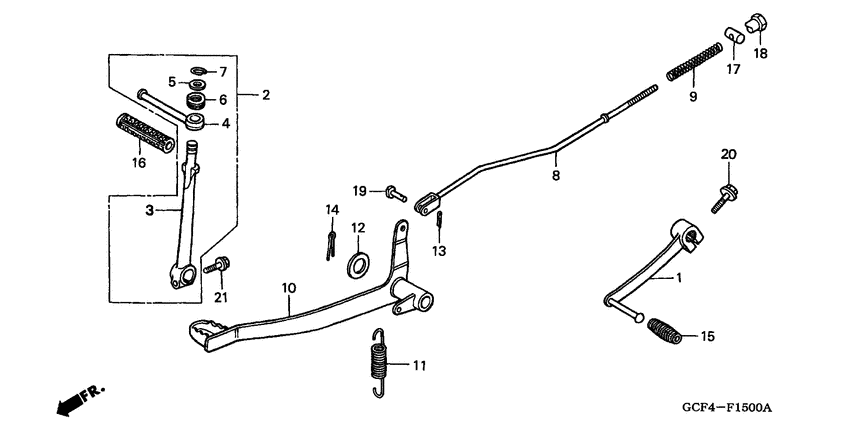 Brake pedal assy