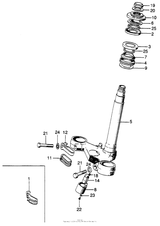 CB750 Траверса нижняя