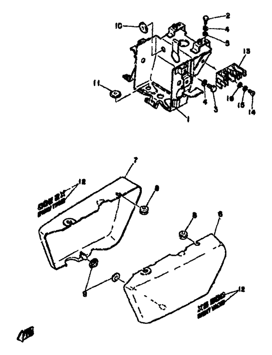 Side cover. battery box