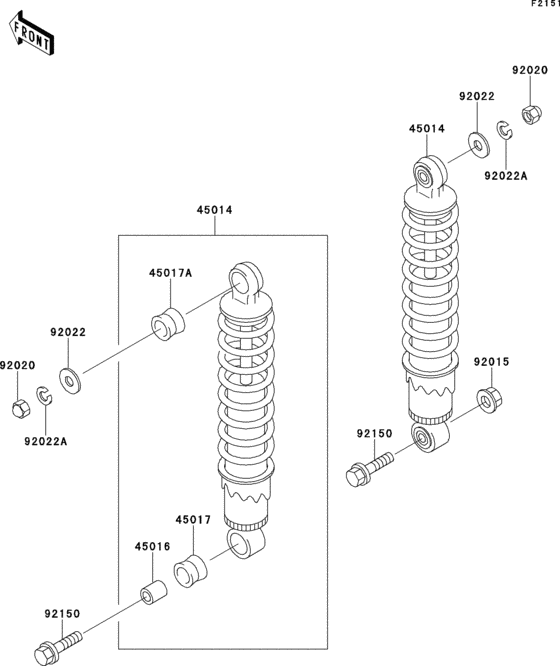 ER500 Подвеска  /  амортизатор