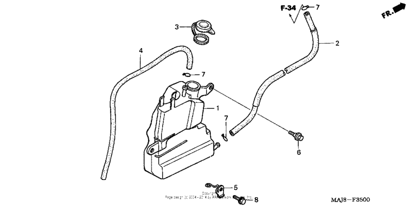 ST1100P Reserve tank