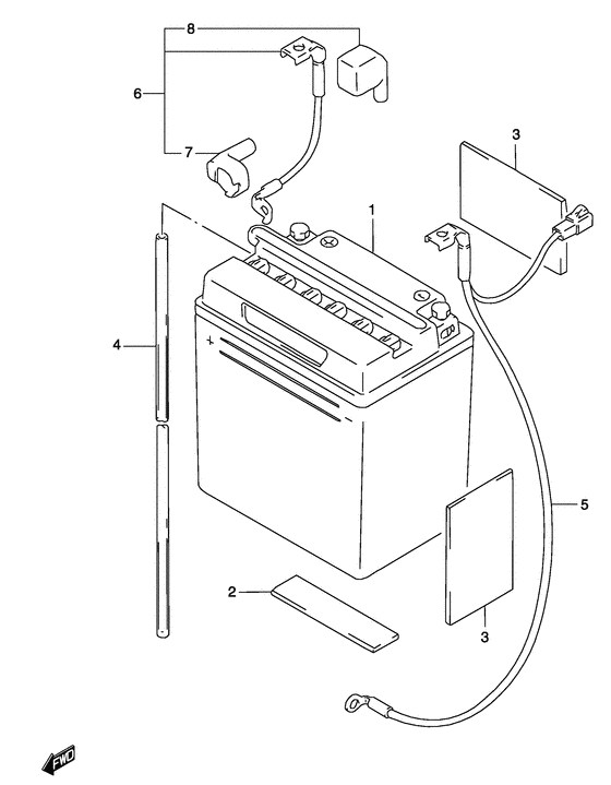 GS500 Аккумулятор