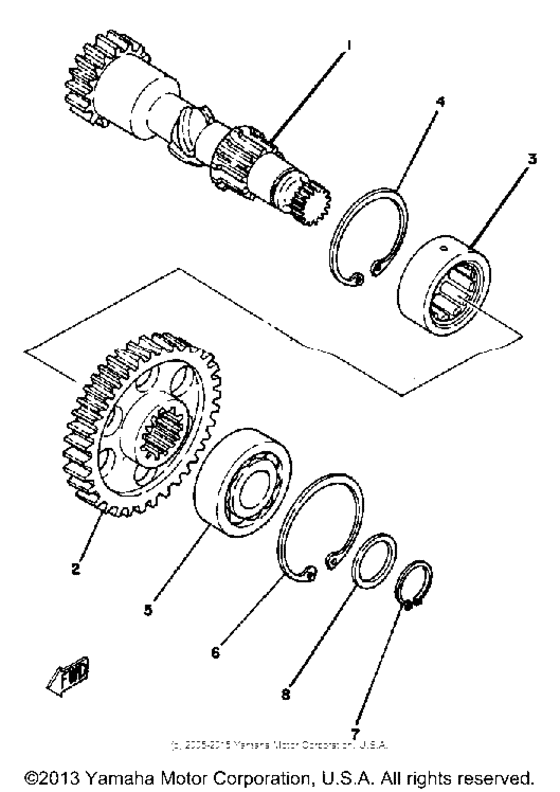 Counter shaft