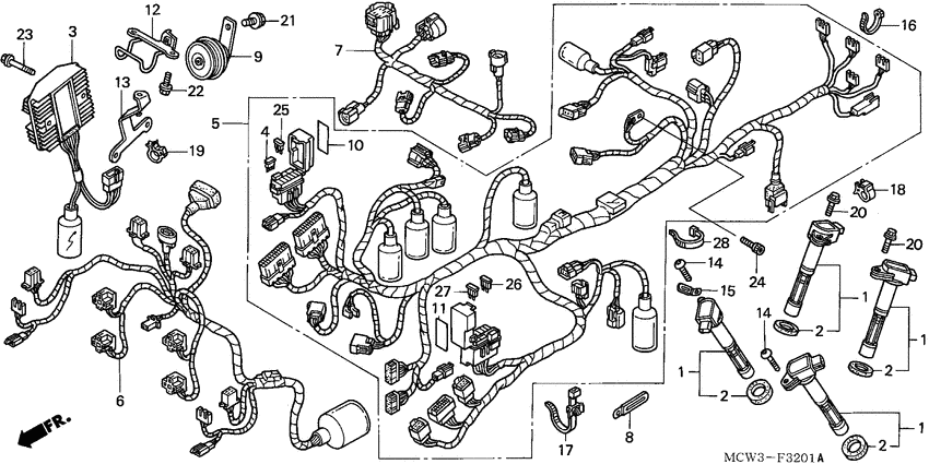 Harness wire