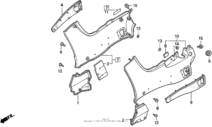 ST1100 Боковые обтекатели