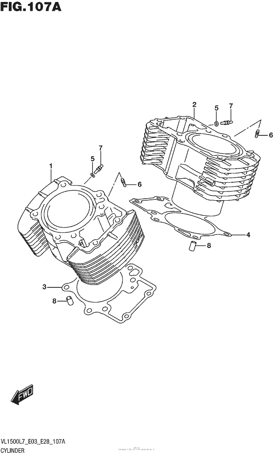 Cylinder (Vl1500Bl7 E03)