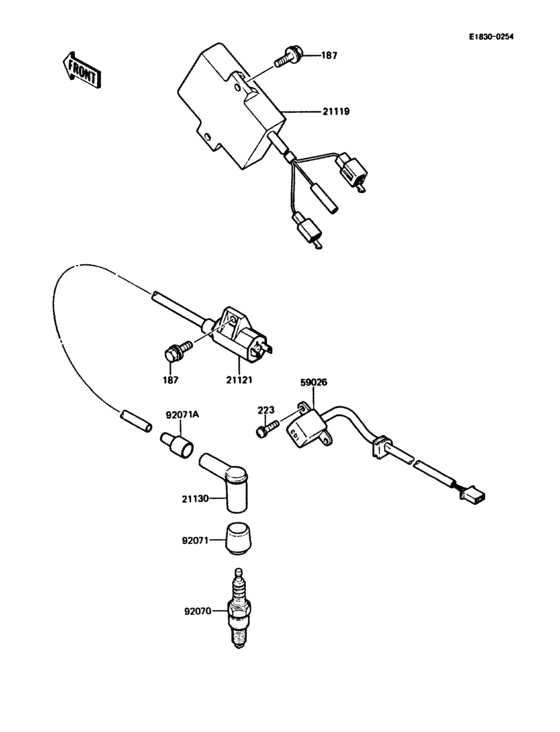 KMX125 Система зажигания