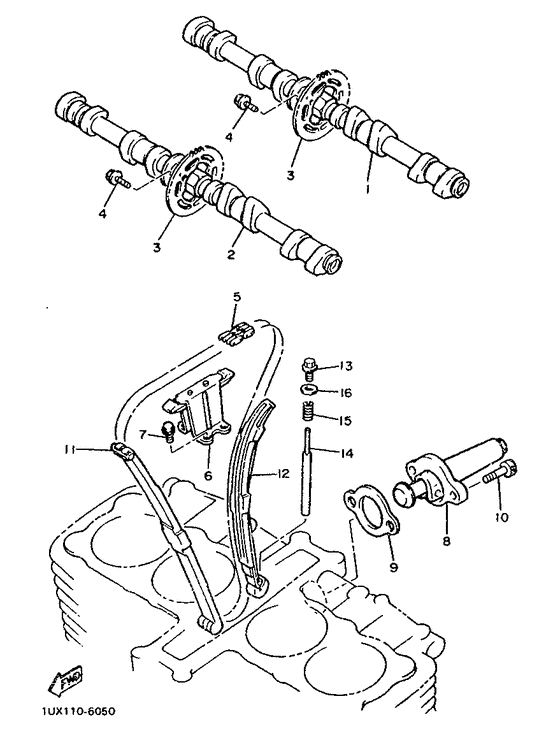 FJ1200 Camshaft. chain