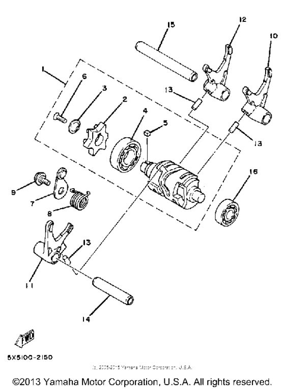 Shift cam - fork