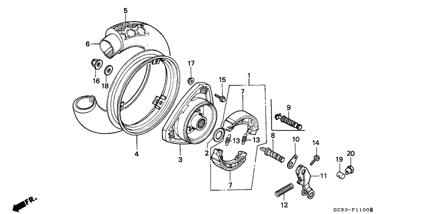 Rear wheel complete assy