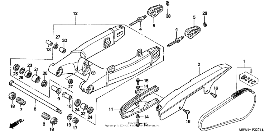 Swingarm ('01-'06)