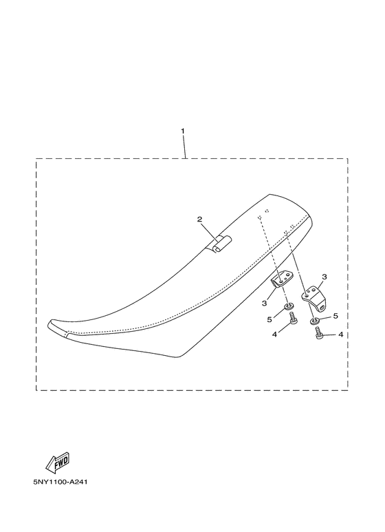YZ125 Сиденье