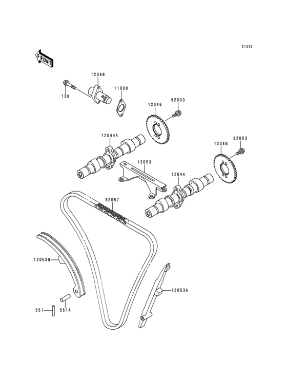 EN500 Распред вал