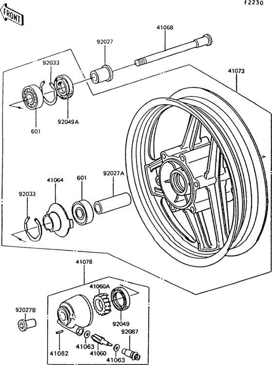 Front wheel(zg1000-a7/a8)