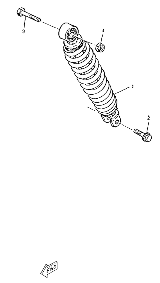 CW50RS Задняя подвеска