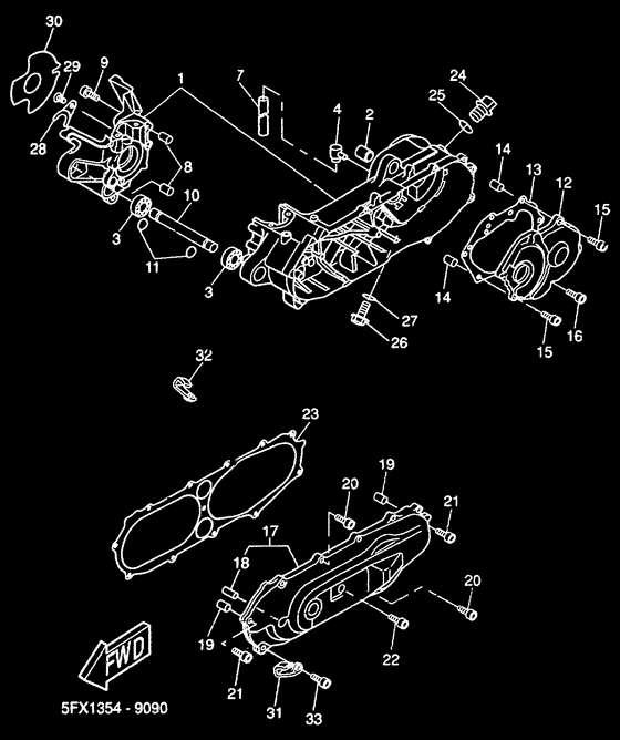 CW50 Картер двигателя