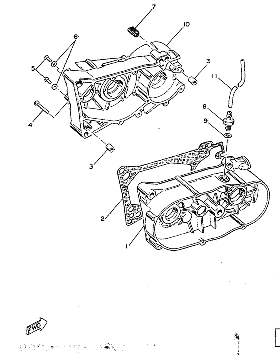 ME50 Картер двигателя