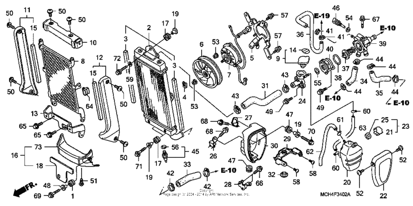 Radiator (vtx1800c2/c3)