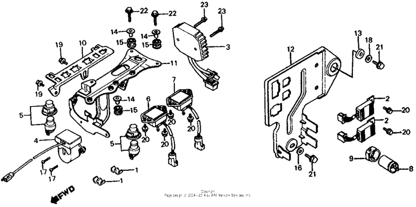 Spark unit + sensor