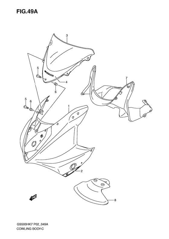 Cowling body