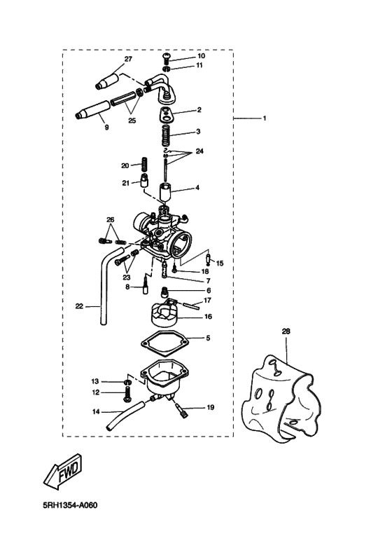 CW50RS Carburetor assy