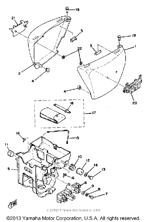 Side cover - battery box
