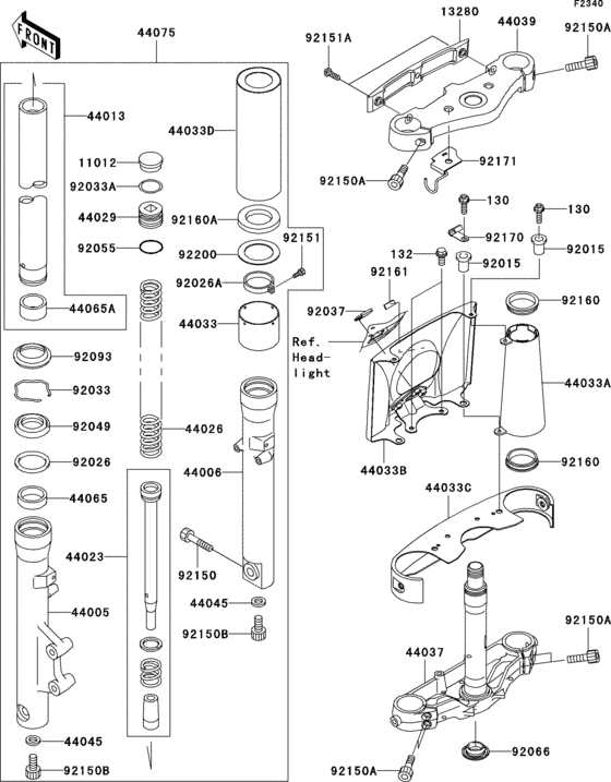 Front fork(1/2)