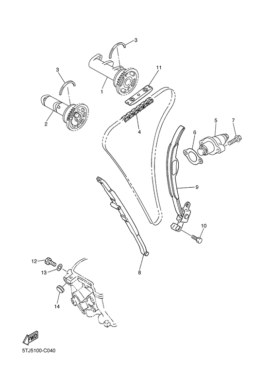 Camshaft & chain