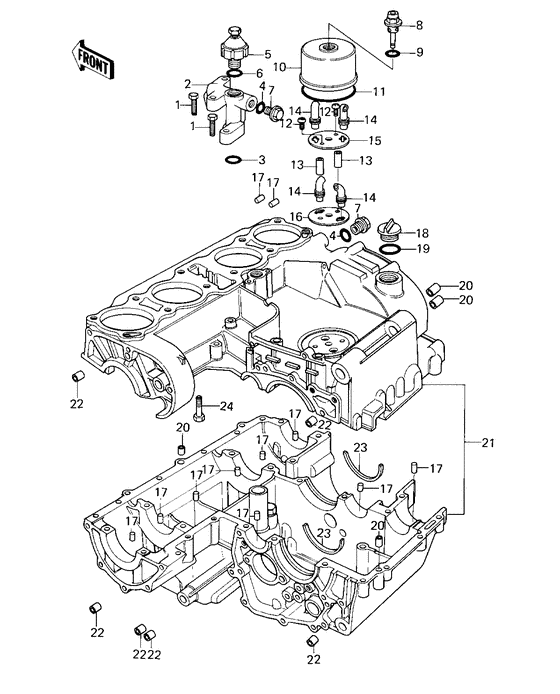 Crankcase/breather cover