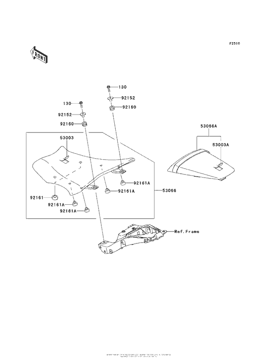 ZX1000 Сиденье