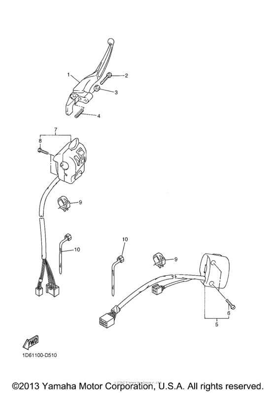 XVZ13CTWC Рулевые переключатели