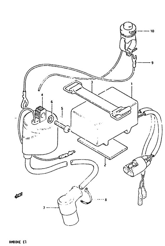 Cdi unit - ignition coil