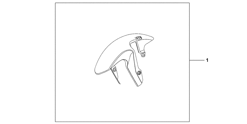 CB1000R Переднее крыло