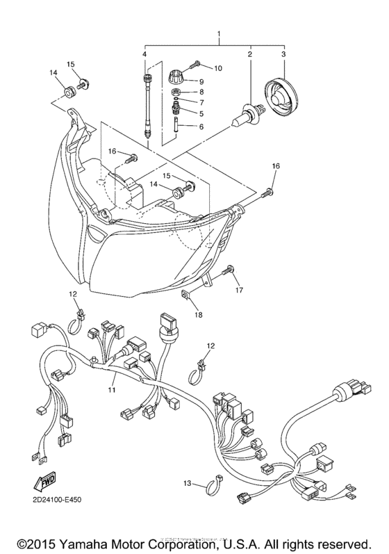 FJR13AEW Фара