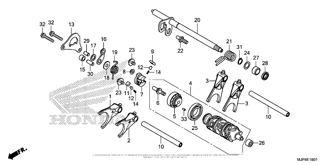Gearshift Drum (2)
