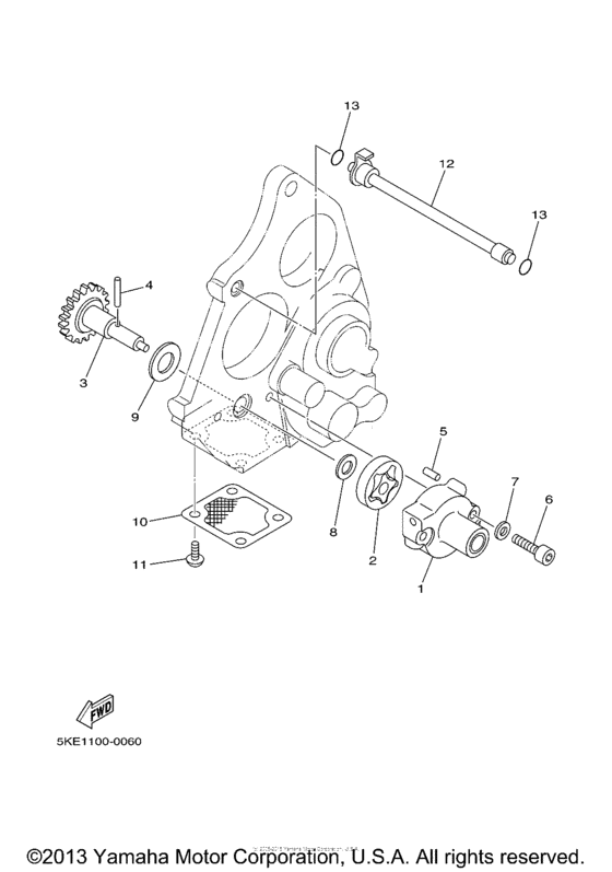 TZ250M Масляный насос