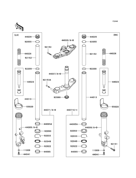 Front fork(1/2)