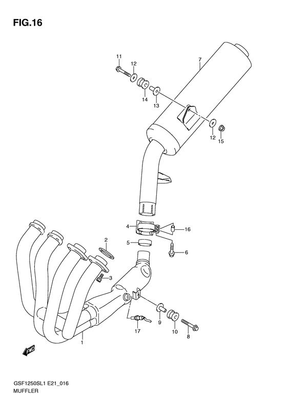 Muffler comp
