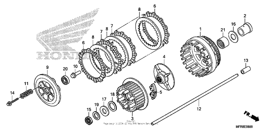VT1300CS Сцепление