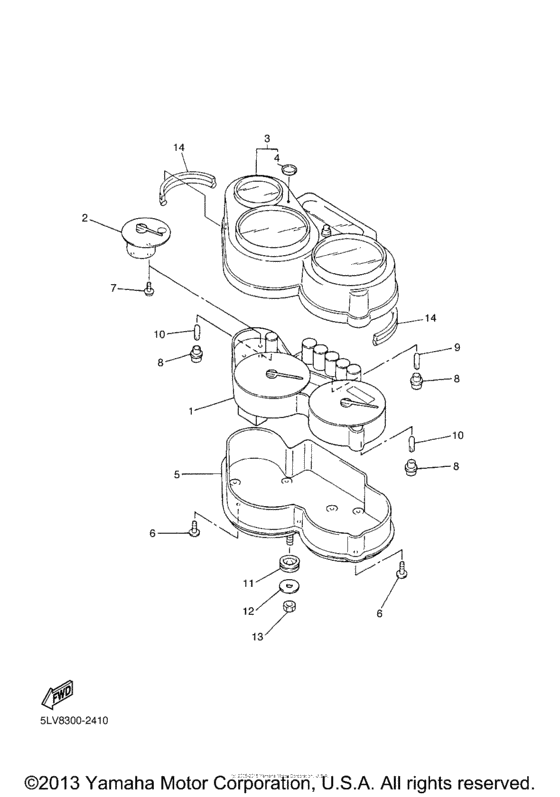 FZS1000R Приборы