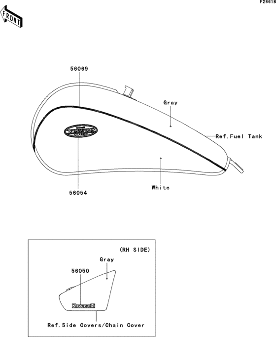  Decals(gray / white)(bcfa)
