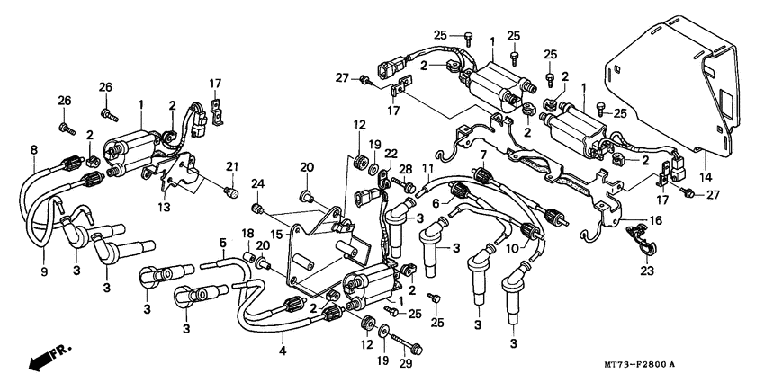 NR750 Катушка зажигания