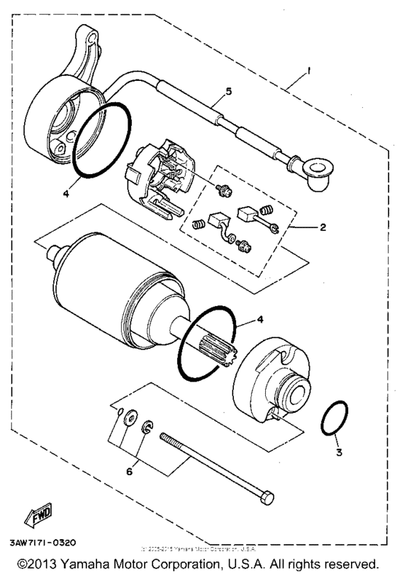 TW200 Стартер