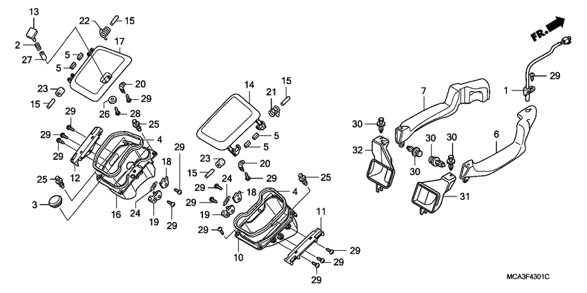 GL1800 (ABS) Воздуховод